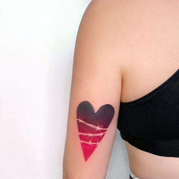 Attractive Girls Tattoo Gradient