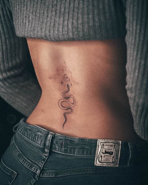 Attractive Girls Tattoo Lower Back