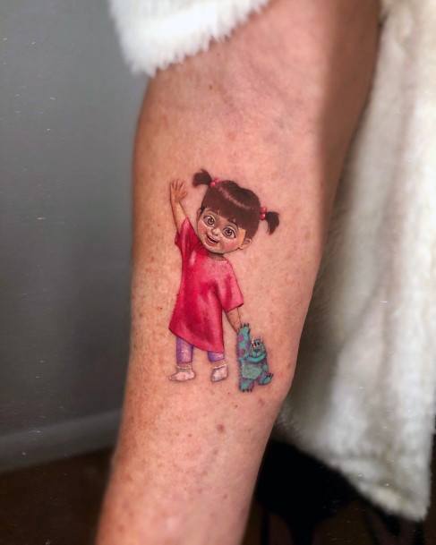 Attractive Girls Tattoo Monsters Inc