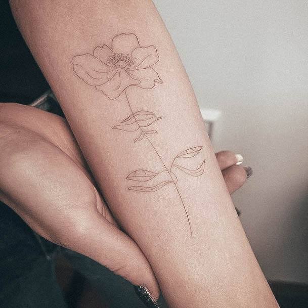 Attractive Girls Tattoo Outline