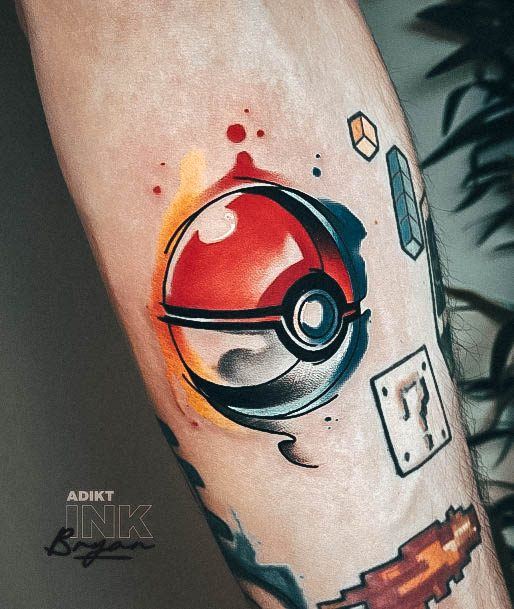 Attractive Girls Tattoo Pokemon