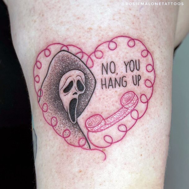 Attractive Girls Tattoo Scream