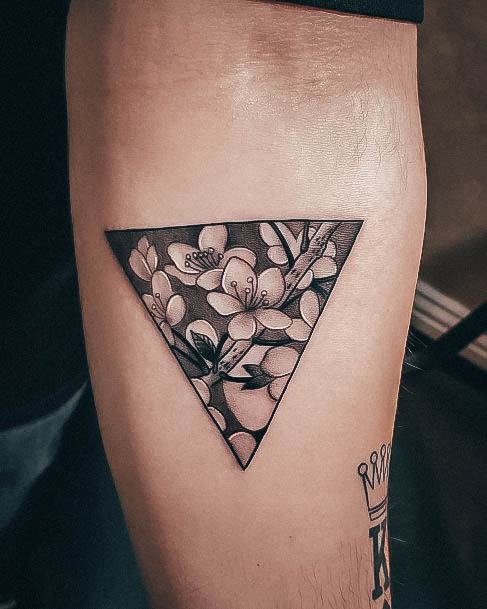 Attractive Girls Tattoo Triangle