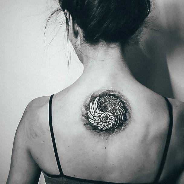 Attractive Girls Tattoo Yin Yang