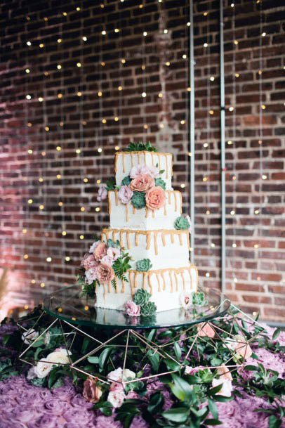 August Wedding Flowers And Cake