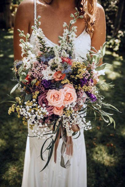 August Wedding Flowers Bouquet