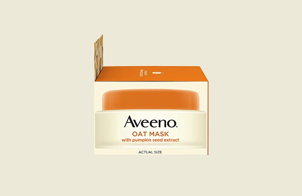 Aveeno Oat With Soothing Pumpkin Seed Extract And Feverfew Extract Face Mask For Women