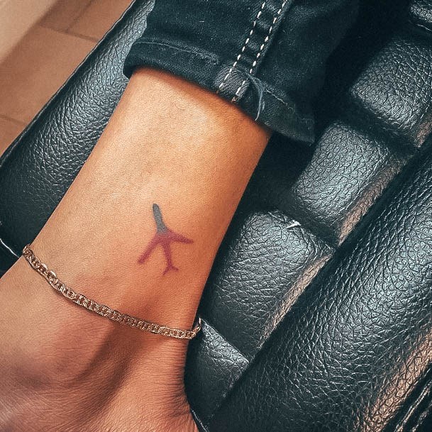 Awesome Airplane Tattoos For Women