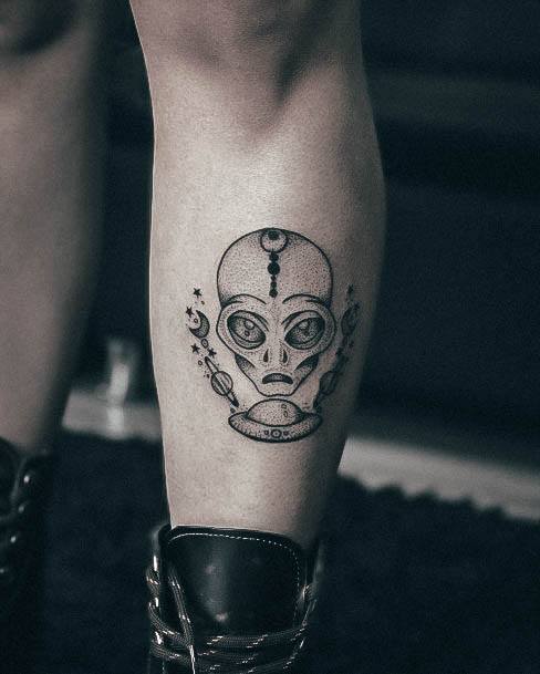 Awesome Alien Tattoos For Women