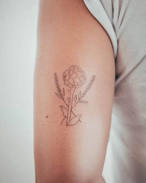 Awesome Artichoke Tattoos For Women