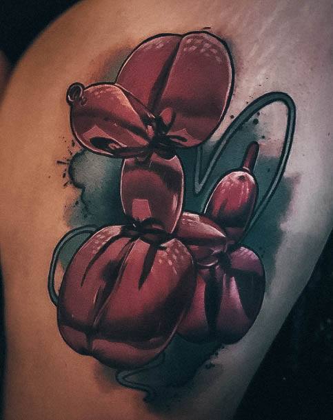 Awesome Ballon Animal Tattoos For Women