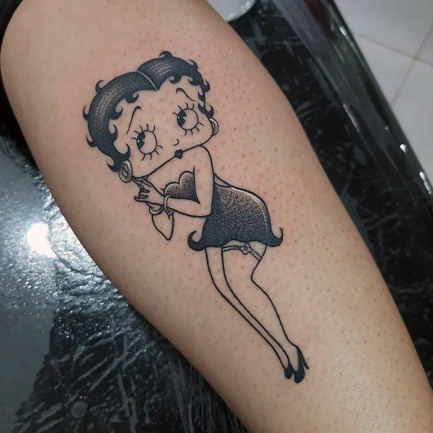 Awesome Betty Bop Tattoos For Women