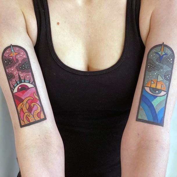 Awesome Bicep Tattoos For Women