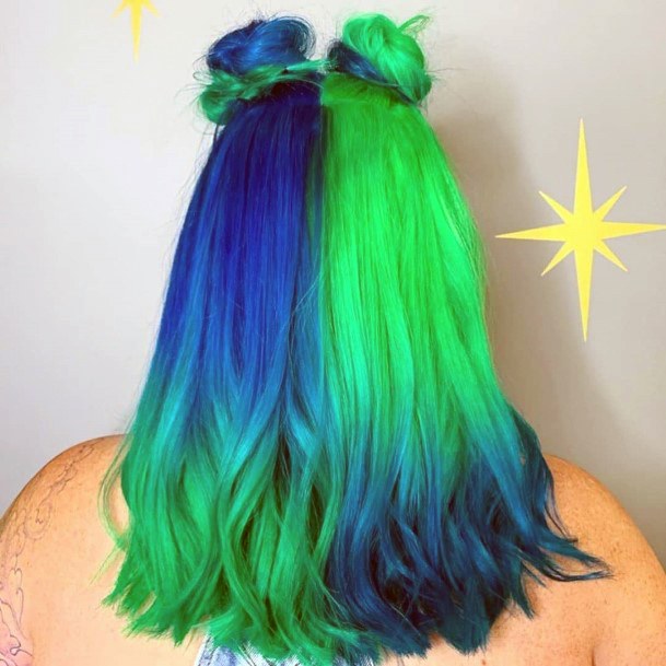 Awesome Blue Hairstyless For Women