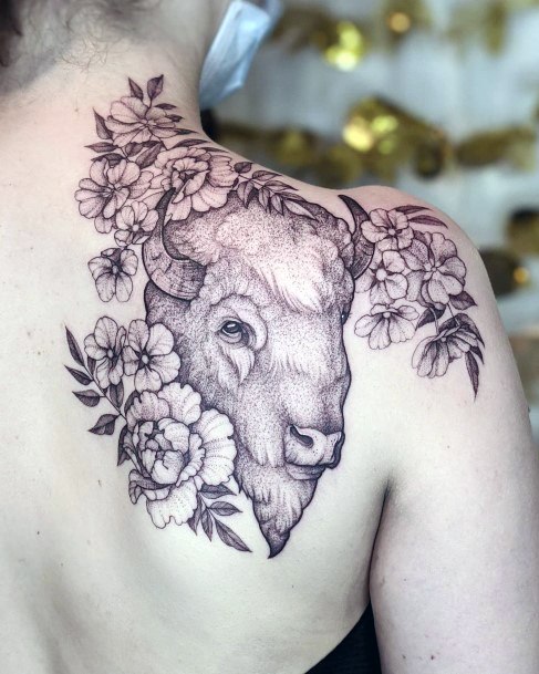 Awesome Buffalo Tattoos For Women