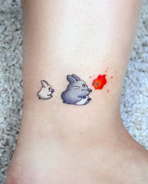 Awesome Calcifer Tattoos For Women