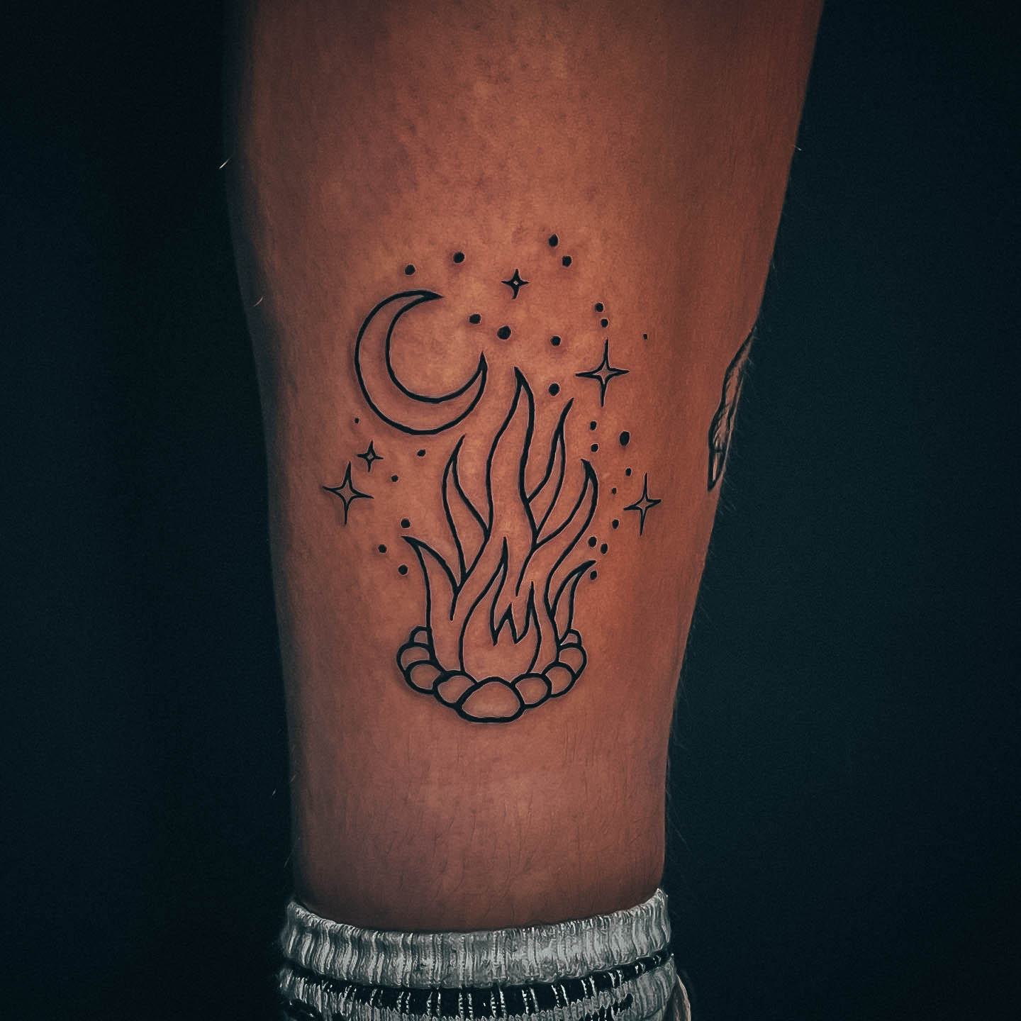 Awesome Campfire Tattoos For Women