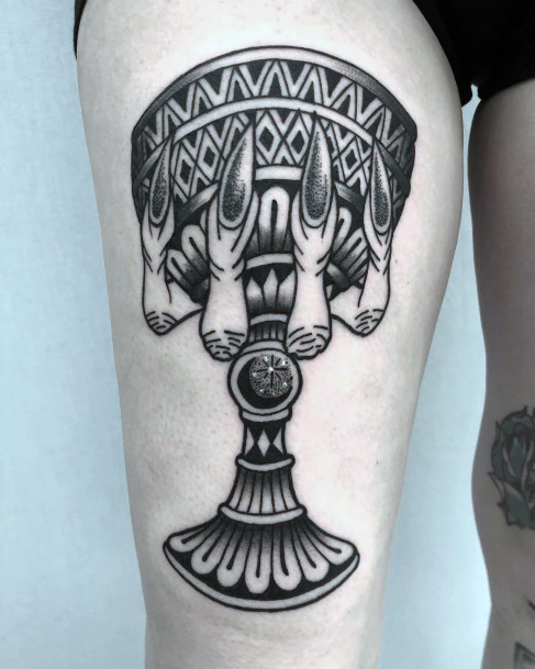 Awesome Chalice Tattoos For Women