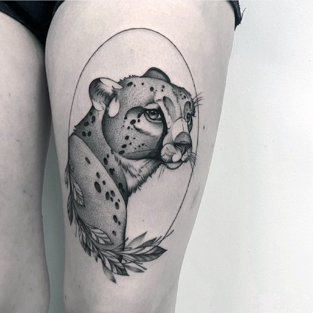 Awesome Cheetah Tattoos For Women