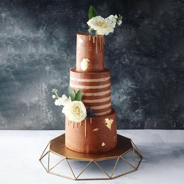 Awesome Chocolate Wedding Cake