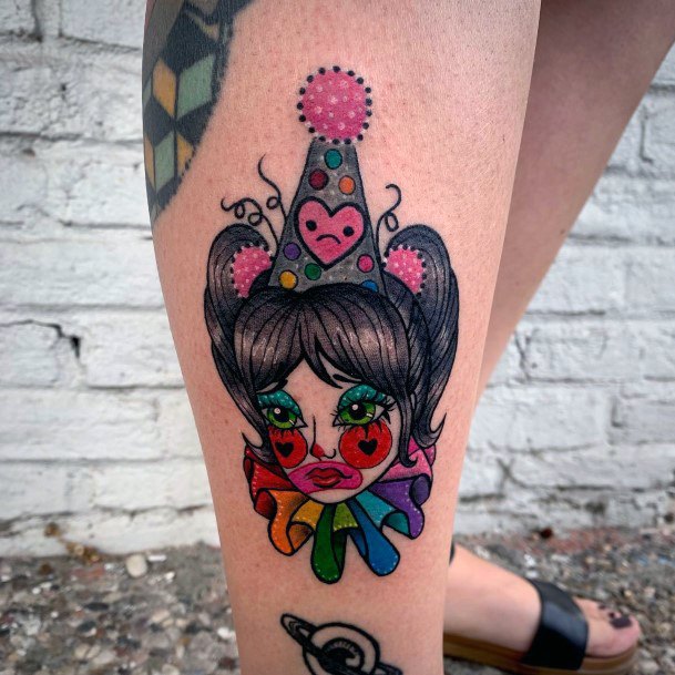 Awesome Clown Tattoos For Women