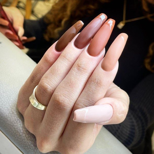 Awesome Coffee Nails For Women