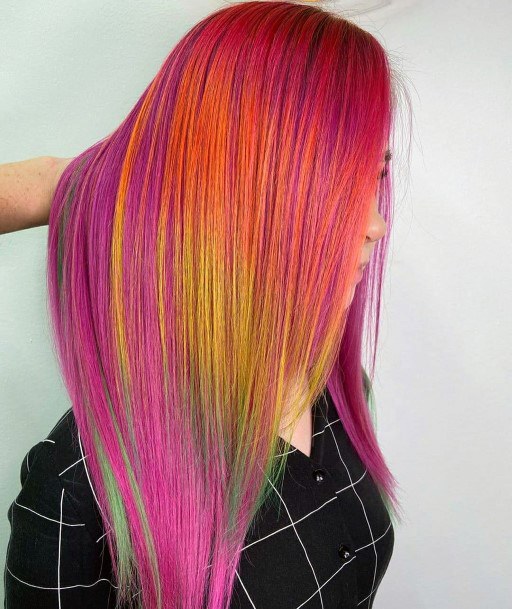 Awesome Cool Hair Dye Ideass For Women