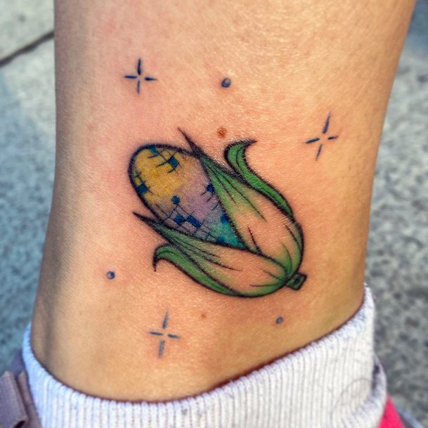 Awesome Corn Tattoos For Women