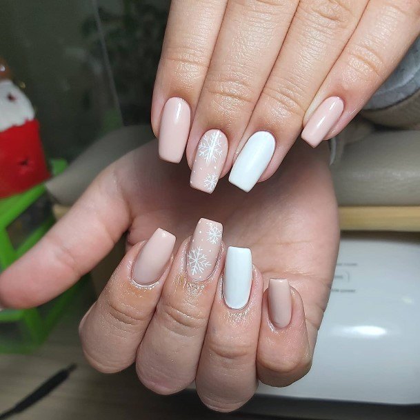 Awesome Cream Nails For Women