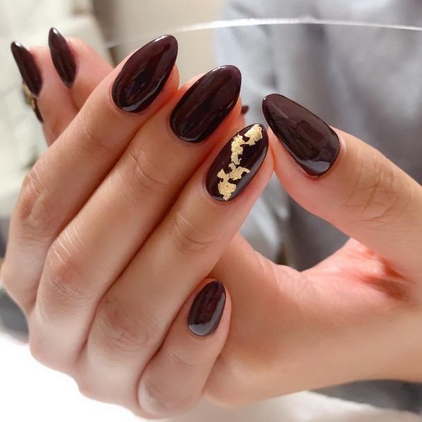 Awesome Dark Brown Nails For Women