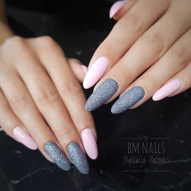 Awesome Dark Grey Nails For Women