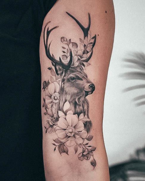 Awesome Deer Tattoos For Women