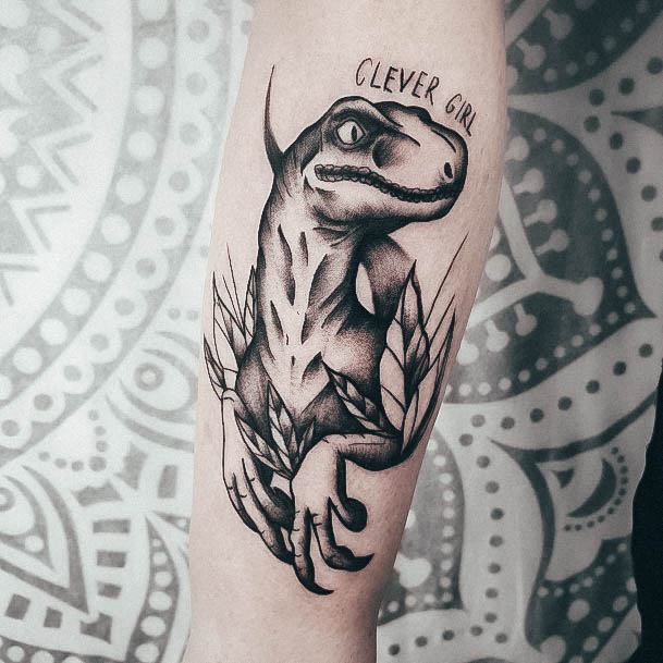 Awesome Dinosaur Tattoos For Women