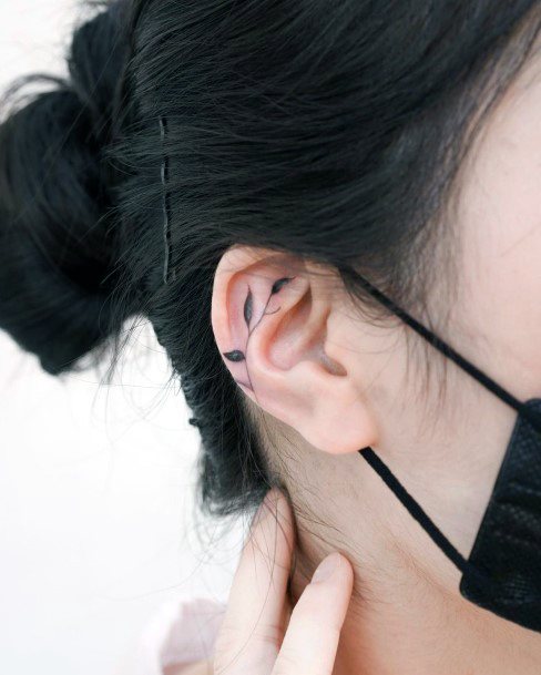 Awesome Ear Tattoos For Women