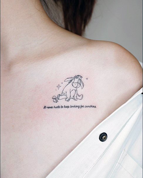 Awesome Eeyore Tattoos For Women