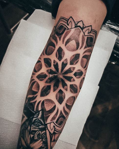 Awesome Elbows Tattoos For Women Negative Space