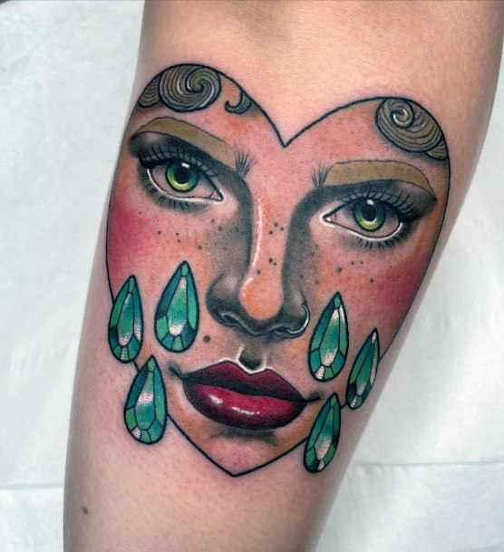 Awesome Emerald Tattoos For Women