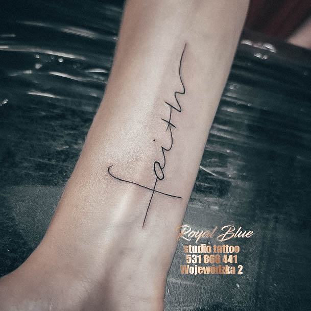 Awesome Faith Tattoos For Women