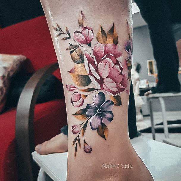 Awesome Floral Tattoos For Women