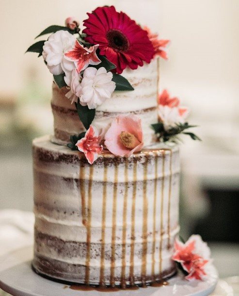 Awesome Flowers Rustic Wedding Cake Toppers