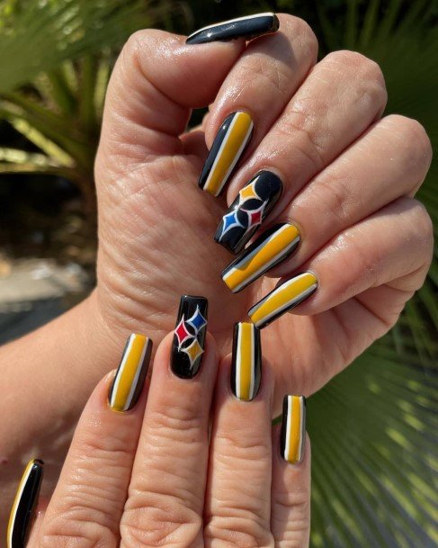 Awesome Football Nails For Women