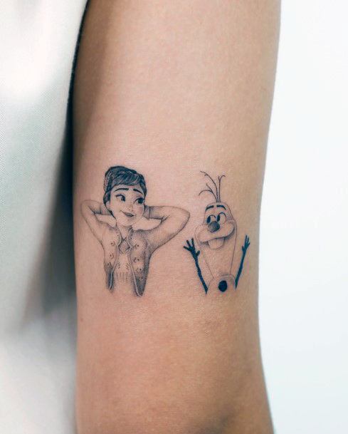 Awesome Frozen Tattoos For Women