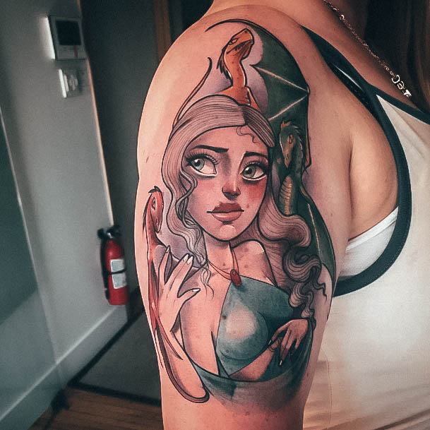 Awesome Game Of Thrones Tattoos For Women