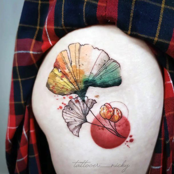 Awesome Ginkgo Tattoos For Women