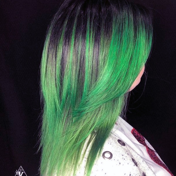 Awesome Green Hairstyless For Women