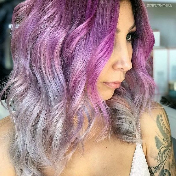 Awesome Grey Ombre Hairstyless For Women