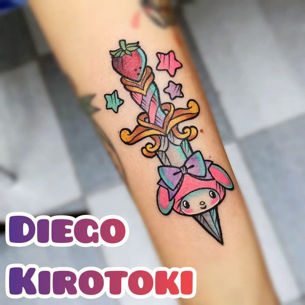 Awesome Hello Kitty Tattoos For Women