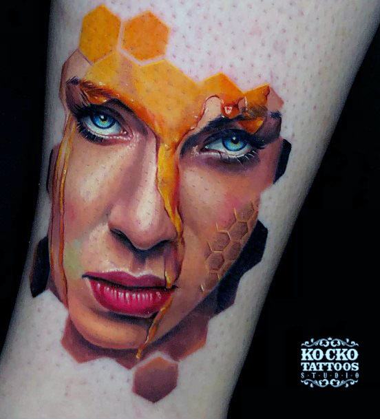 Awesome Honey Tattoos For Women