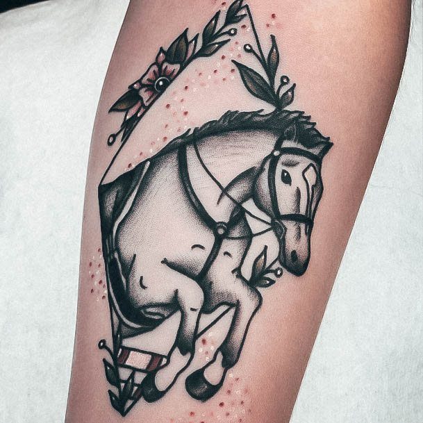 Awesome Horse Tattoos For Women