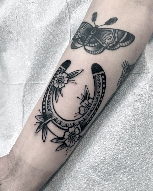 Awesome Horseshoe Tattoos For Women